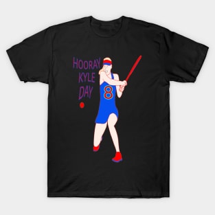 KYLE DAY RETRO TENNIS PLAYER GIRL NUMBER 8 T-Shirt